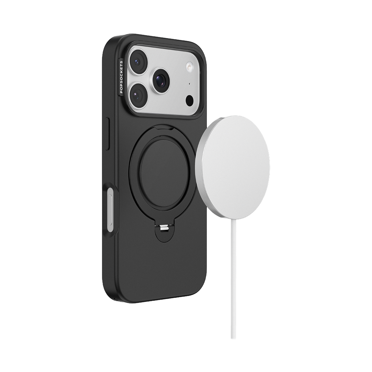Alt View 2. PopSockets - Low Pro Case iPhone 18 Pro/17 Pro - Black.