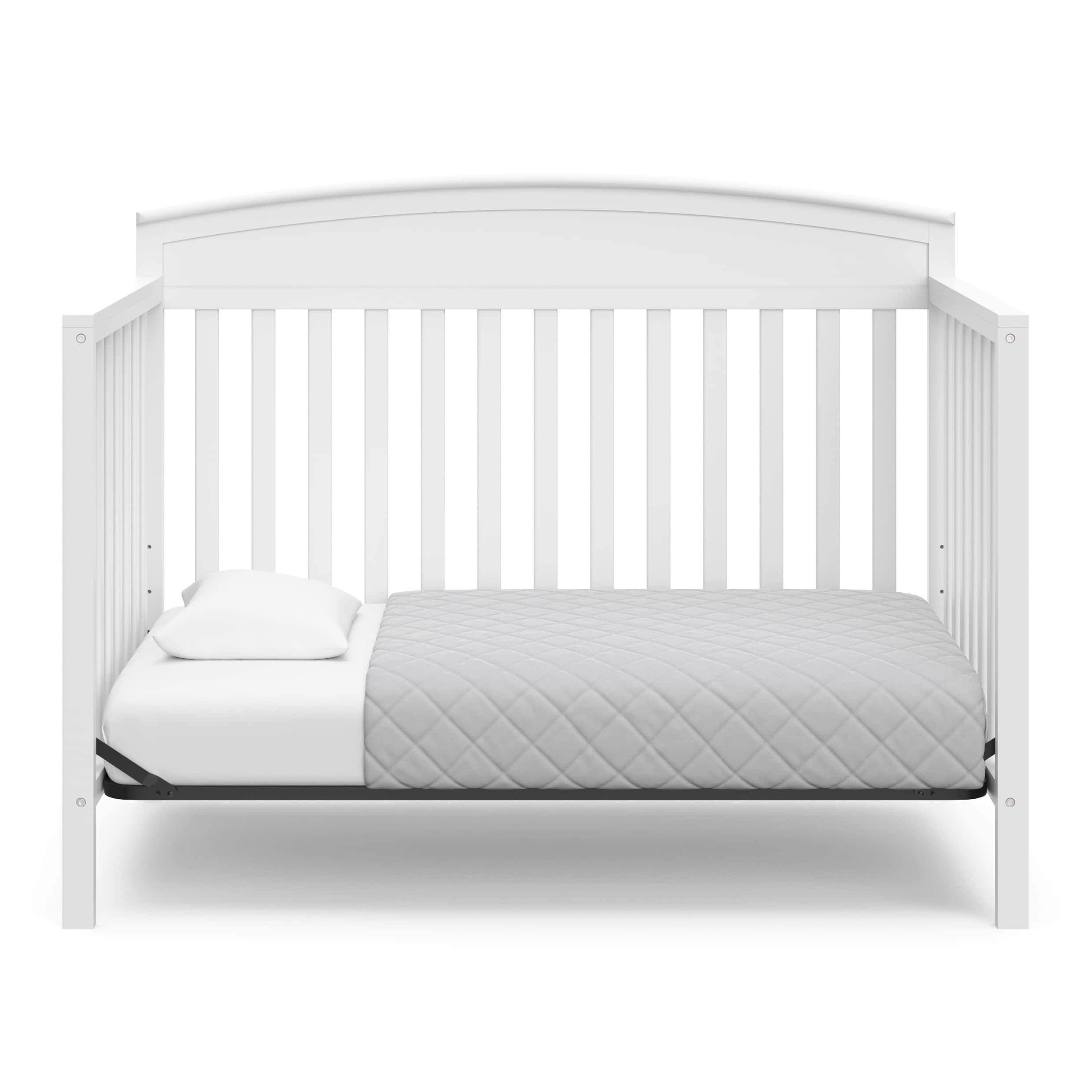 Best Buy Graco Benton 5 in 1 Convertible Crib White 04530 211