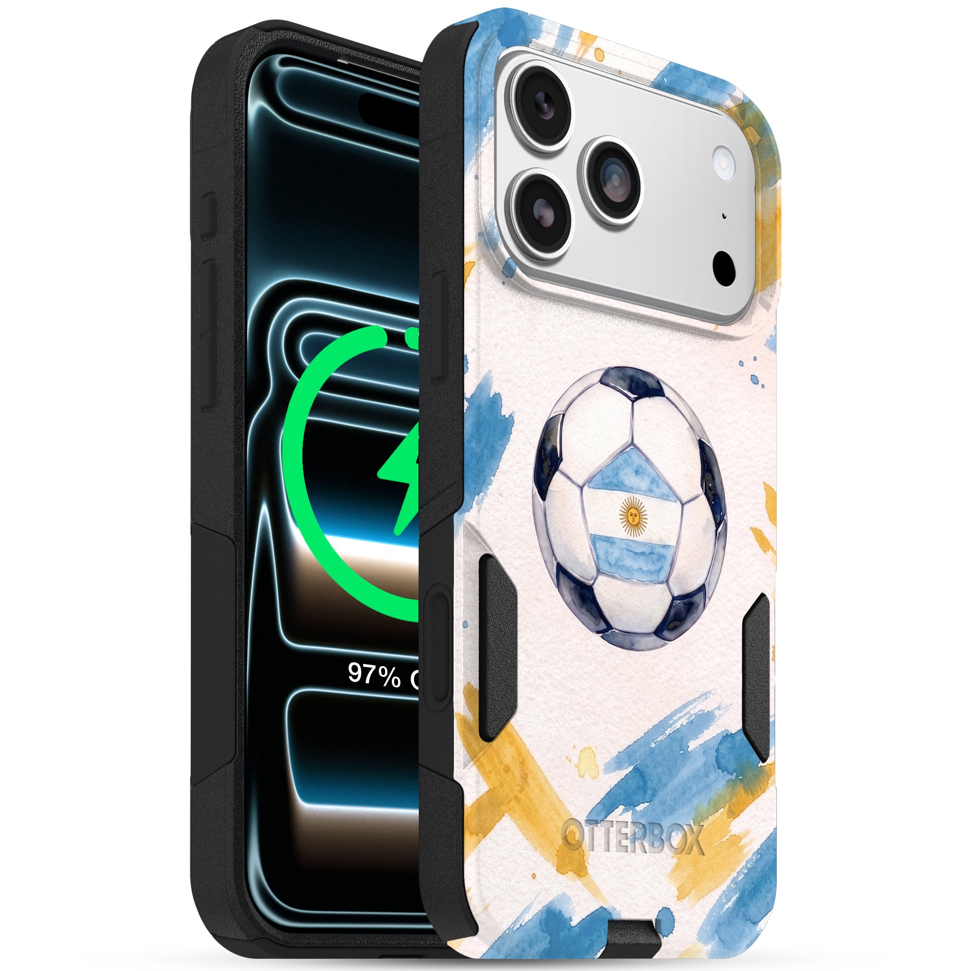 OtterBox - Argentina Soccer Phone Case - Commuter Magsafe Series - Multicolored price history on PriceWatchPro