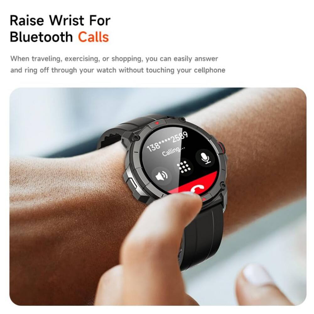 Raise Wrist For Bluetooth Calls

When traveling, exercising, or shopping, you can easily answer and ring off through your watch without touching your cellphone.

138****2589
Calling...