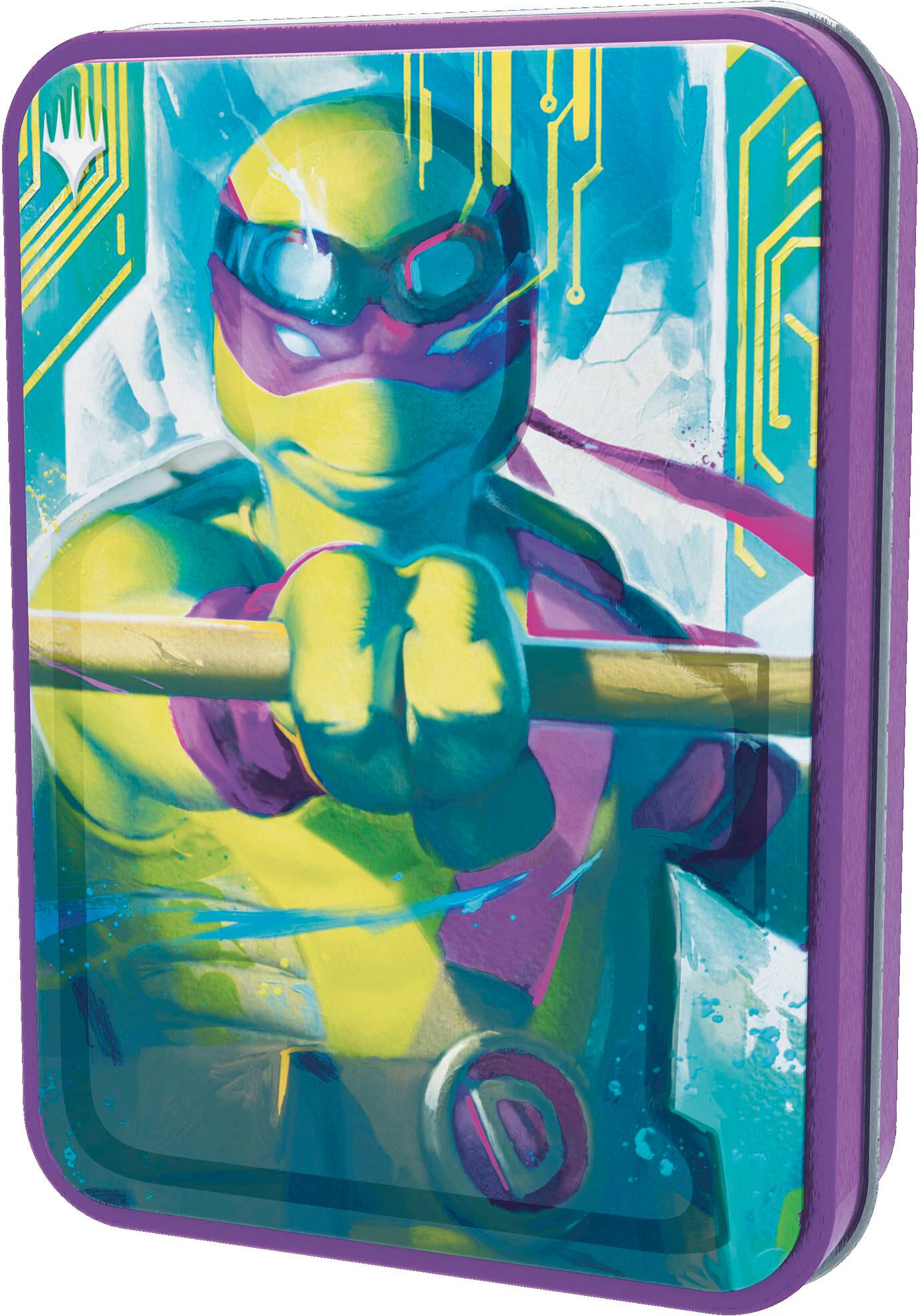 Alt View 1. Wizards of The Coast - Magic: The Gathering | Teenage Mutant Ninja Turtles - Tin - Styles May Vary.