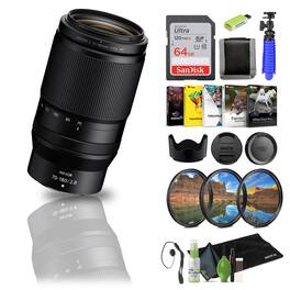 Nikon - NIKKOR Z 70-180mm f/2.8 Standard Zoom Lens for Z Mount Cameras (20120) - Bundle - Black