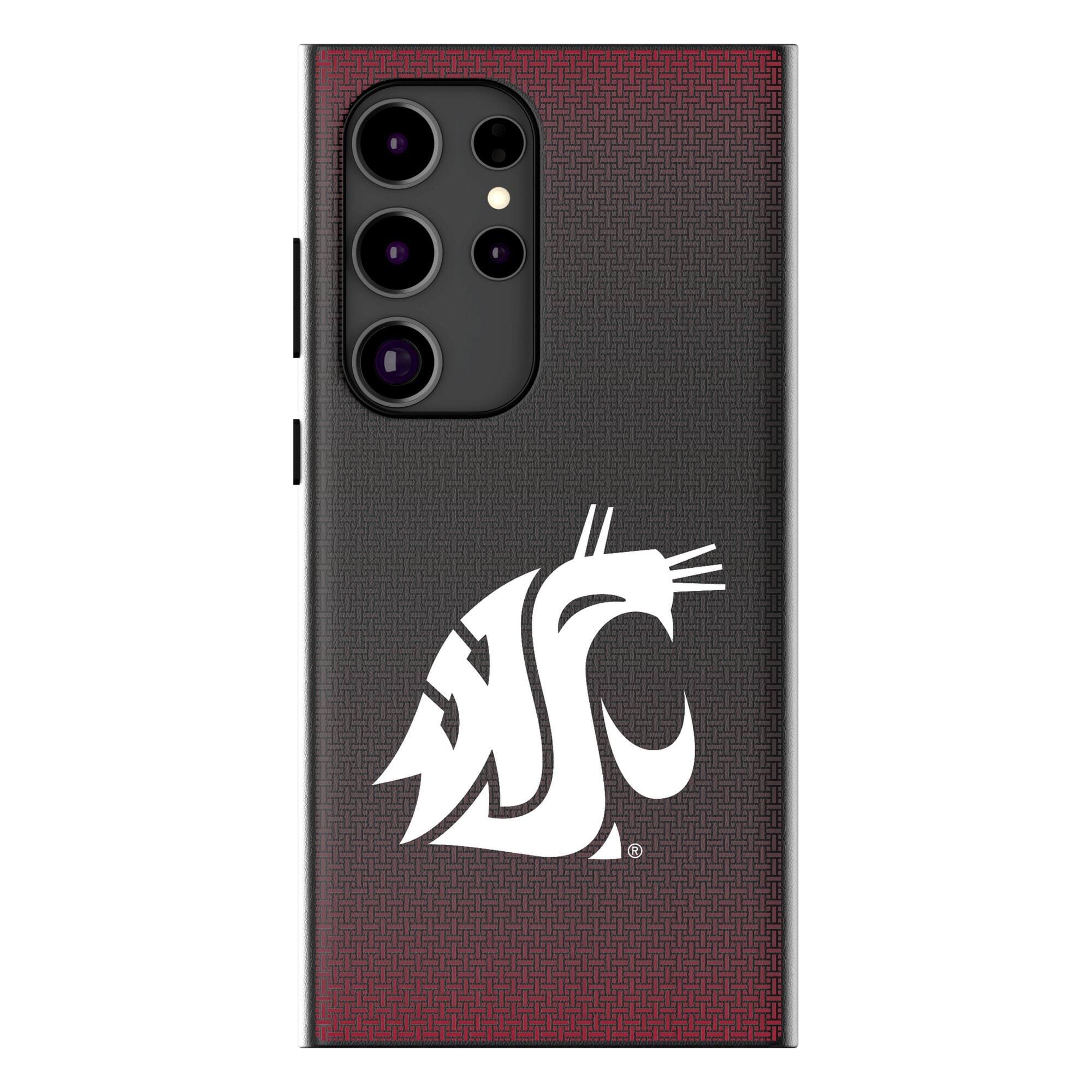 Keyscaper - NCAA - Washington State Cougars Linen Galaxy Magnetic Bump Case - S25 - Black price history on PriceWatchPro