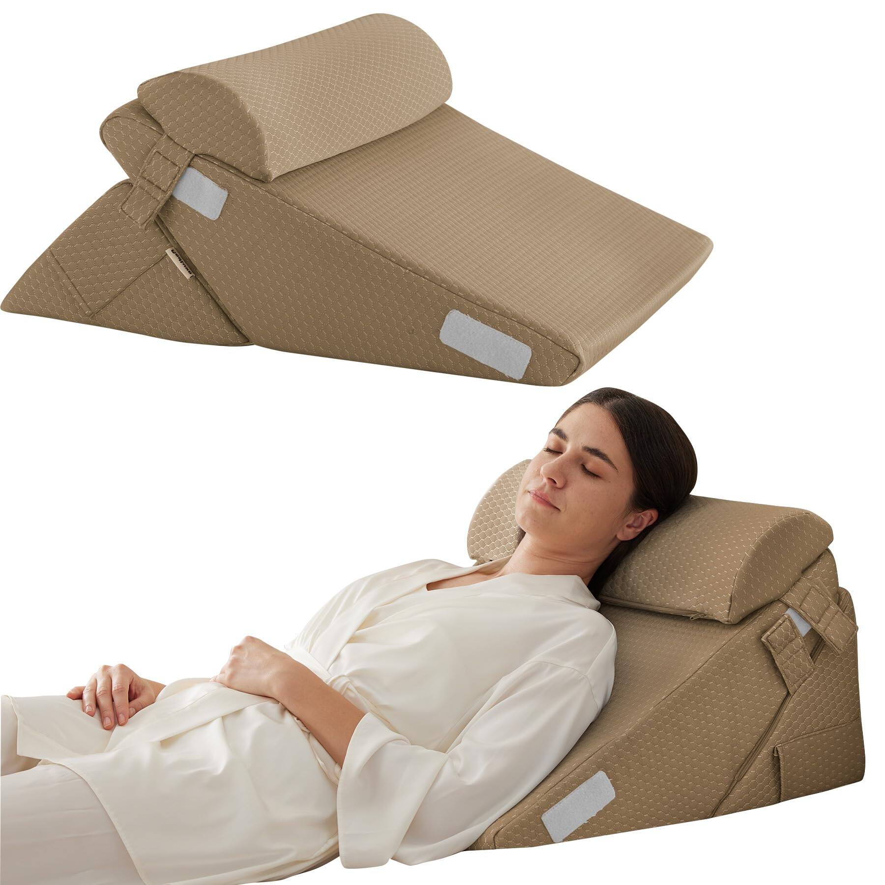 Brown-Adjustable 9&12 Inch + 2 Head Pillow