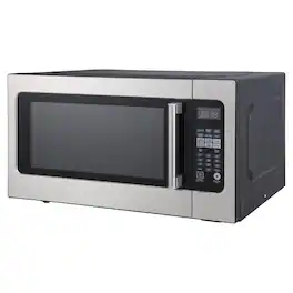 Magic Chef - 1,200 Watt 2.2 Cubic Feet Digital Touch Countertop Microwave - Silver
