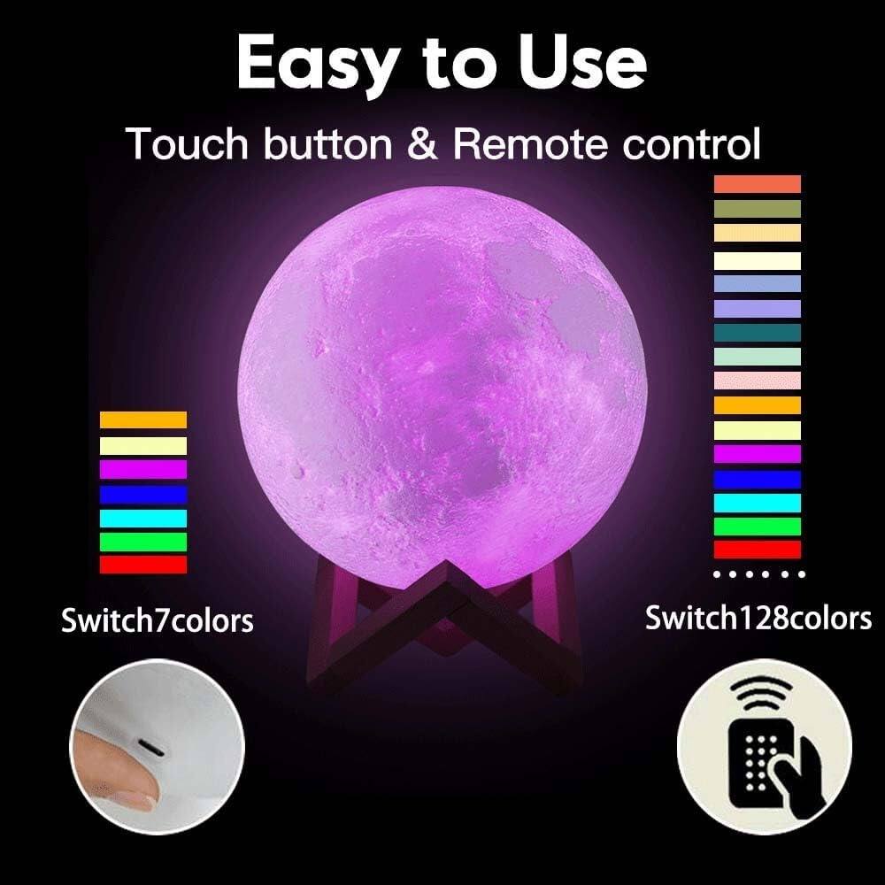 Easy to Use  
Touch button & Remote control  
Switch 7 colors  
Switch 128 colors