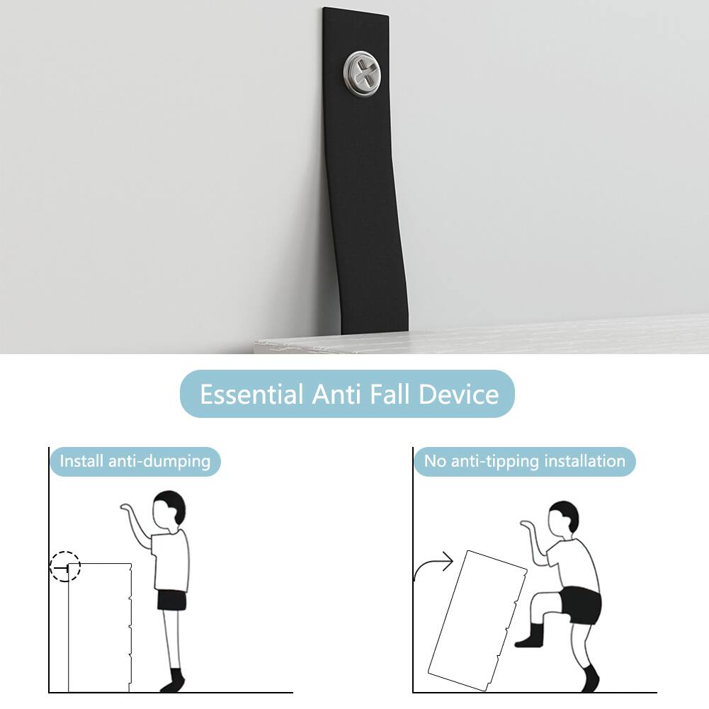 Essential Anti Fall Device

Install anti-dumping

No anti-tipping installation