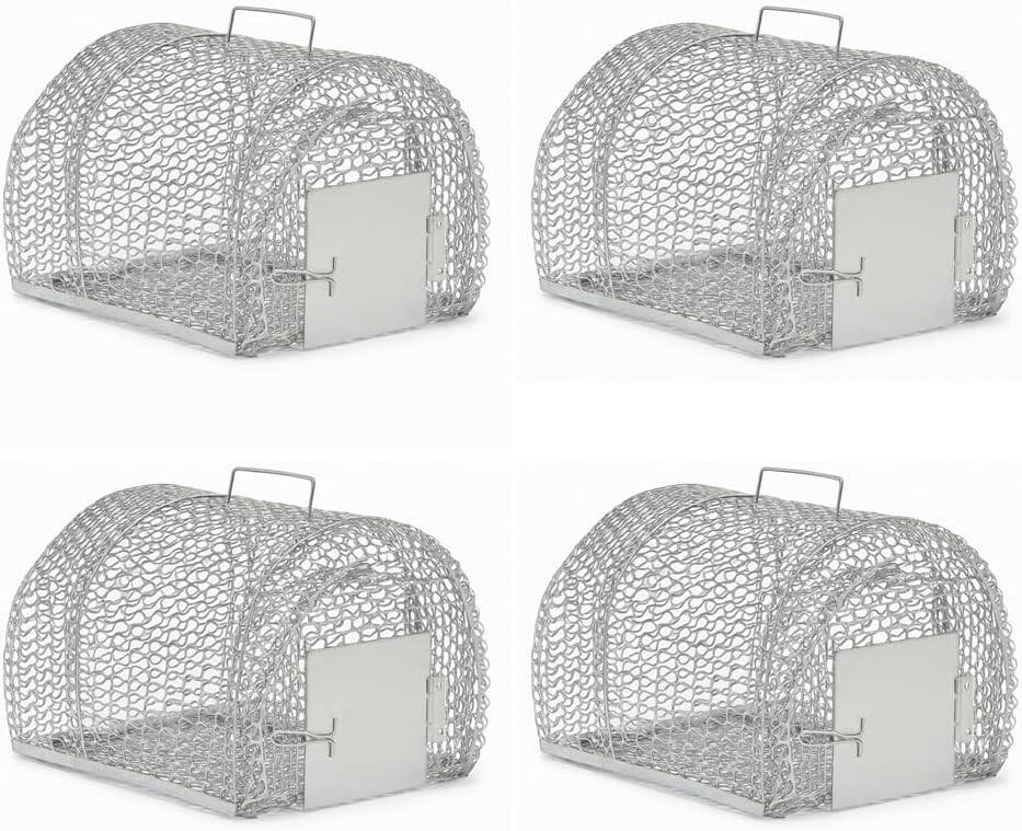 Front. LIVEVIE - Humane Mouse Trap live Catch and Release Rodent Trap- Set of 4.