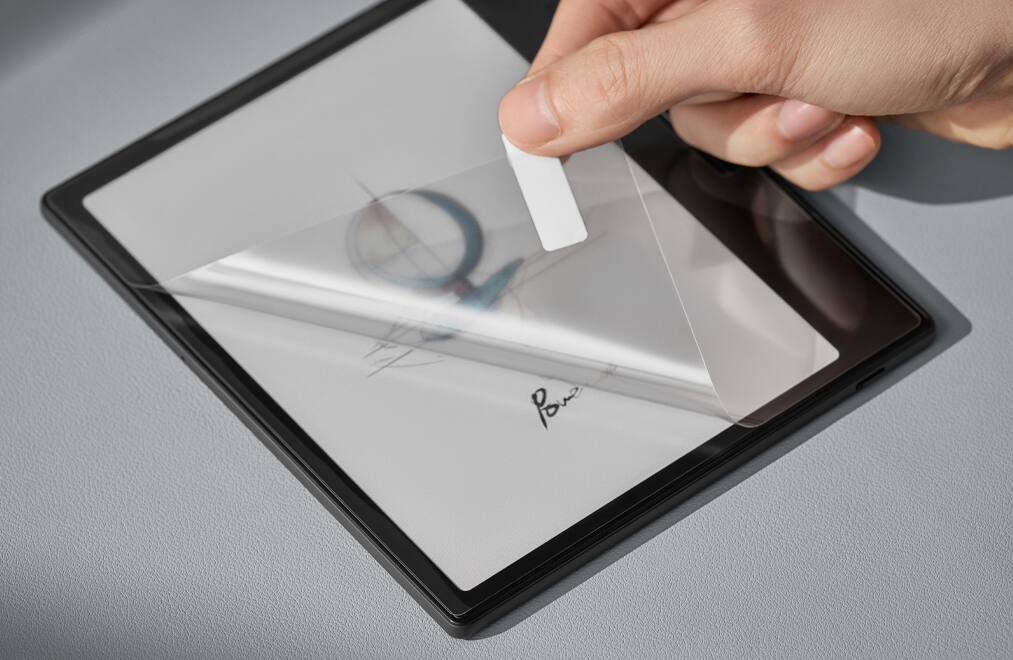 Alt View 1. BOOX - 7" Dedicated Writing Film - Transparent.