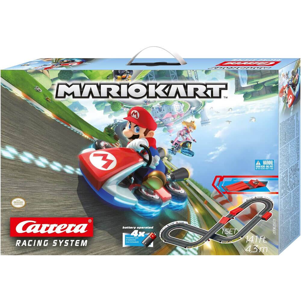 Sure, here is the corrected and grouped text from the image:

---

**MARIOKART™**

**Carrera RACING SYSTEM**

Battery operated 4x

1 SET

14.1 ft / 4.3 m

---

**WARNING:**

**4x**

**1 SET**

**14.1 ft / 4.3 m**

---

**Carrera®**

**RACING SYSTEM**

---

**Battery operated 4x**

**1 SET**

**14.1 ft / 4.3 m**

---

**20065505**

---

**WARNING:**

**CHOKING HAZARD - Small parts. Not for children under 3 years.**

---

**4x**

**1 SET**

**14.1 ft / 4.3 m**

---

**Carrera®**

**RACING SYSTEM**

---

**Battery operated 4x**

**1 SET**

**14.1 ft / 4.3 m**

---

**20065505**

---

**WARNING:**

**CHOKING HAZARD - Small parts. Not for children under 3 years.**

---

**4x**

**1 SET**

**14.1 ft