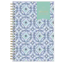 2026 Blue Sky Day Designer Tile 5" x 8" Weekly & Monthly Planner, Plastic Cover, (101410-26) - Multicolored