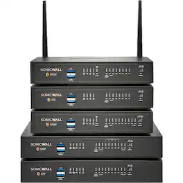 SonicWall - TZ370 Network Security/Firewall Appliance - Intrusion Prevention - 8 Port - 1000Base-T - Gigabit Ethernet - 3 - Black
