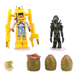 Diamond Comic - Aliens Deluxe Power Loader with Ripley & Battle-Damaged Alien Warrior Minimates