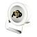 Front. Keyscaper - Colorado Buffaloes Linen Print Nightlight Charger & Bluetooth Speaker - White.
