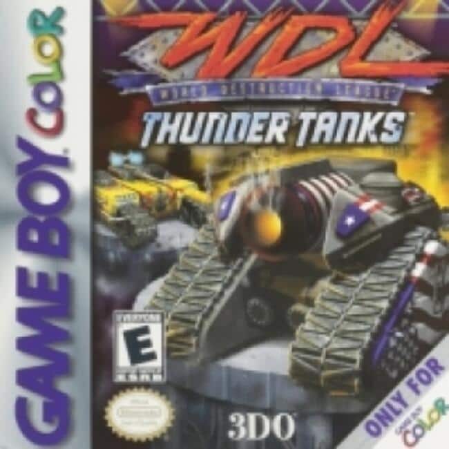 WDL World Destruction League Thunder Tanks - GameBoy Color - Game Boy Color