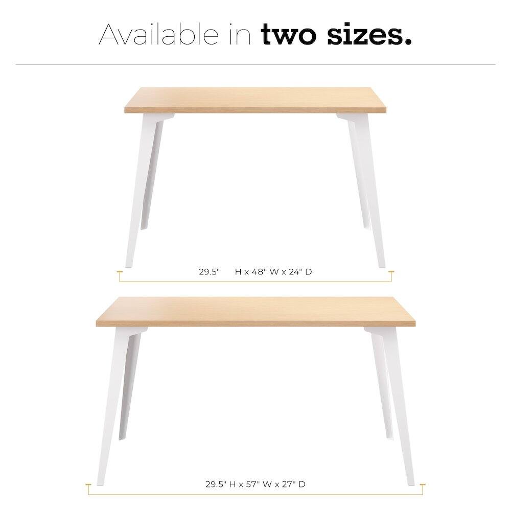 Available in two sizes.  
29.5" H x 48" W x 24" D  
29.5" H x 57" W x 27" D