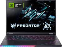 Acer - Predator Helios 18 AI - 18" 250Hz Gaming Laptop - 2560 x 1600 -Intel Core Ultra 9 - NVIDIA GeForce RTX 5080 – 32GB – 1TB - Abyssal Black - Front_Zoom