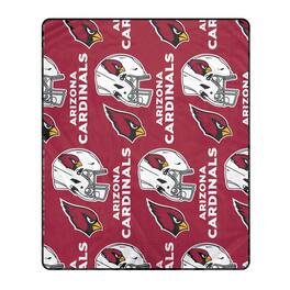 Pegasus - Arizona Cardinals 50" x 60" Homefield Stacked Logos Ultra Soft Blanket - Multicolor