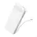 Front. Anker - Power Bank, 20,000mAh Travel Essential Portable Charger with Built-in USB-C Cable - White.