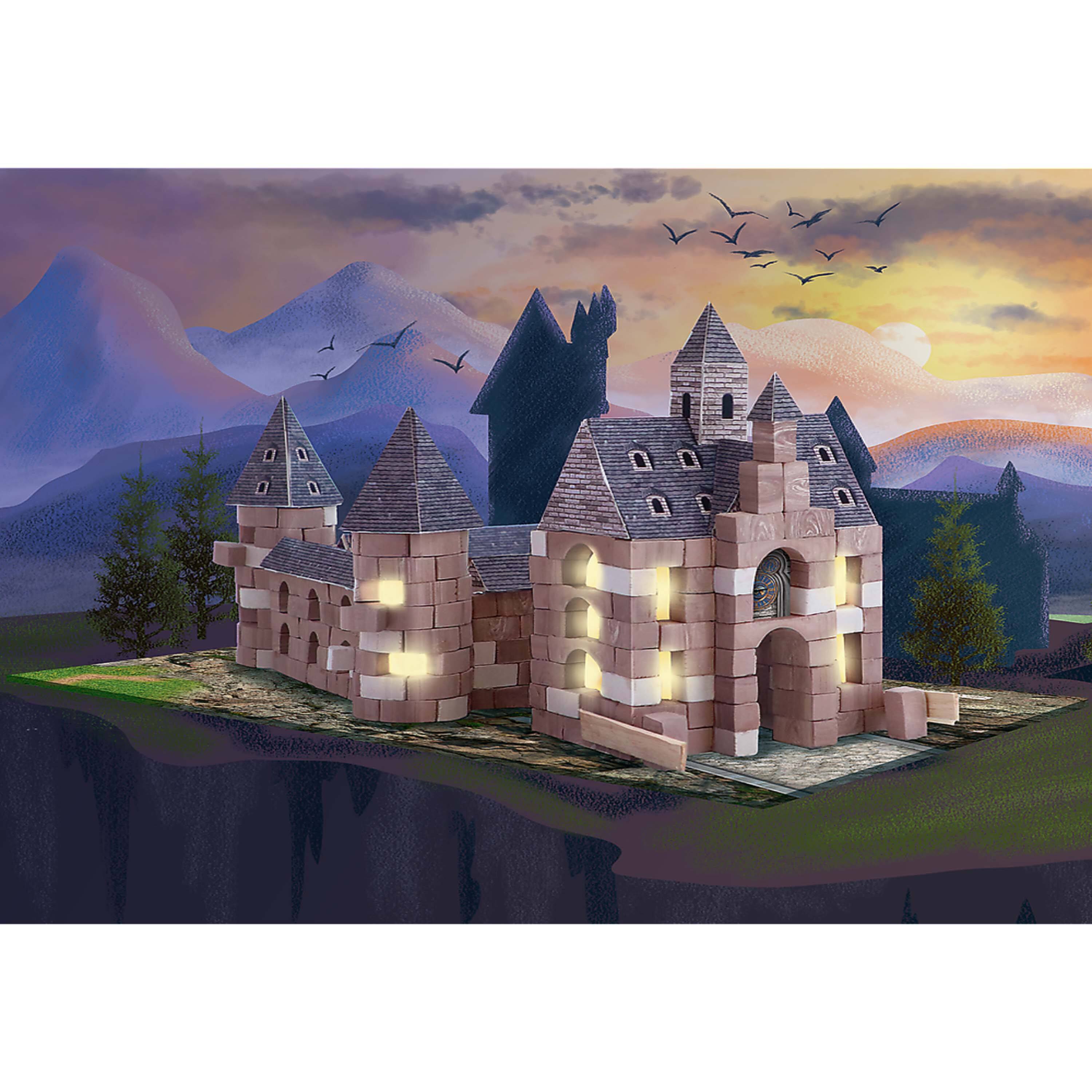 Alt View 4. Trefl - Trefl Brick Trick - Harry Potter - Clock Tower.