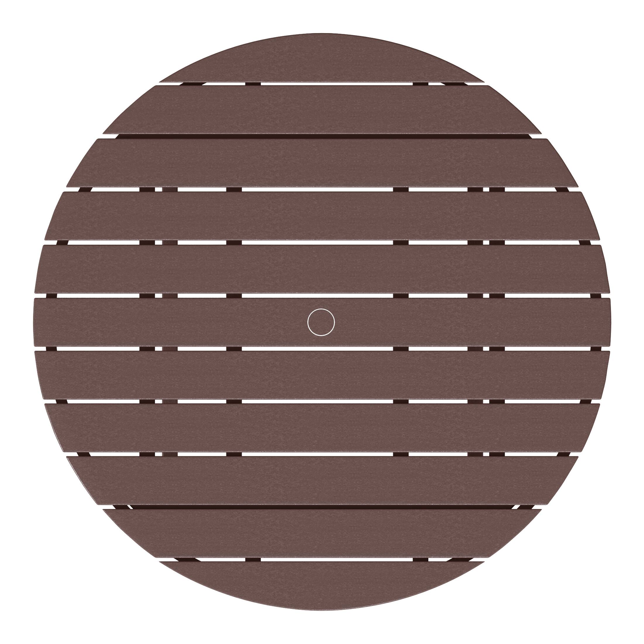 Alt View 1. WestinTrends - WestinTrends Malibu Kids 5-Piece HDPE Outdoor Patio Round Dining Table and Chairs Set - Dark Brown.