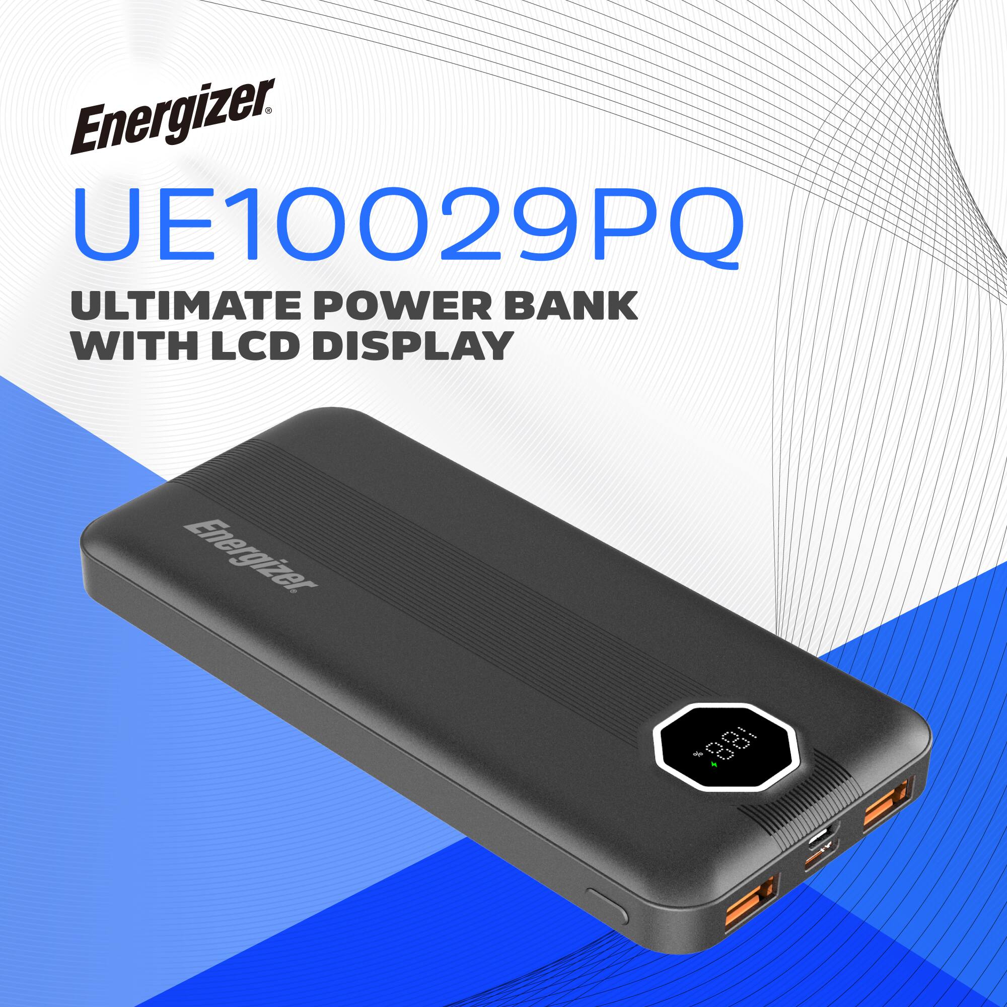 Energizer UE10029PQ ULTIMATE POWER BANK WITH LCD DISPLAY