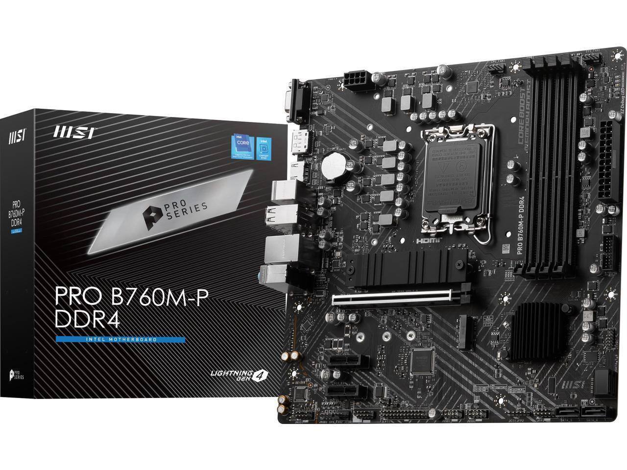 MSI PRO B760M-P DDR4 INTEL MOTHERBOARD
