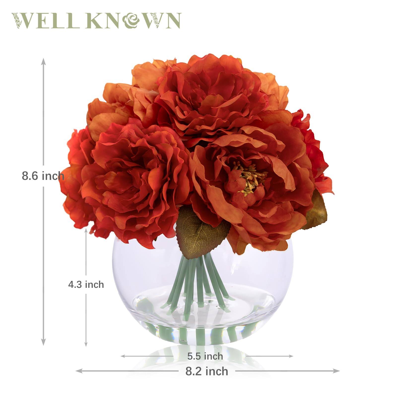 WELL KNOWN

8.6 inch  
4.3 inch  
5.5 inch  
8.2 inch