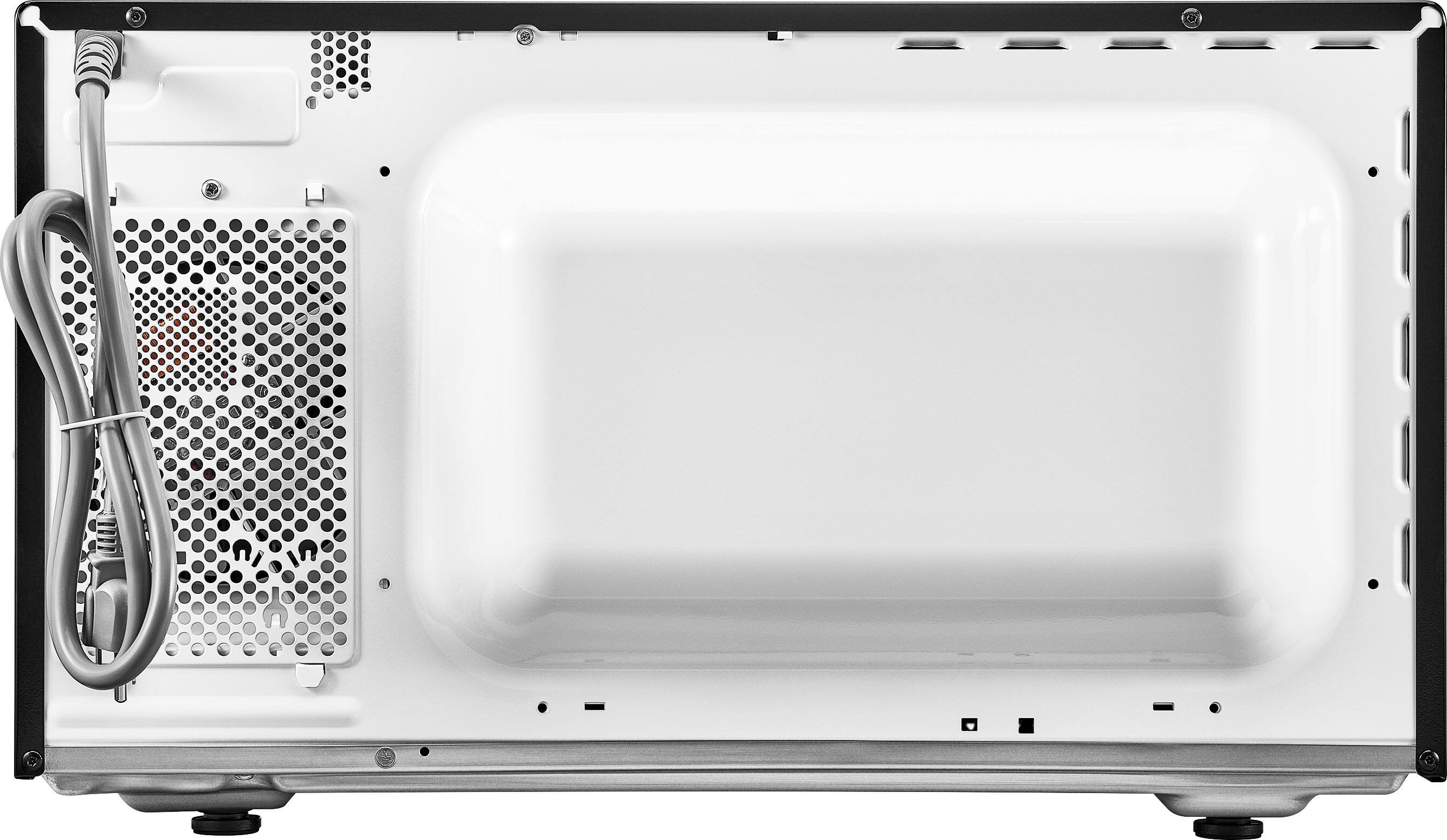 Alt View 13. Insignia™ - 1.6 Cu. Ft. Countertop Microwave with Sensor Cooking and Inverter Technology - Stainless Steel.