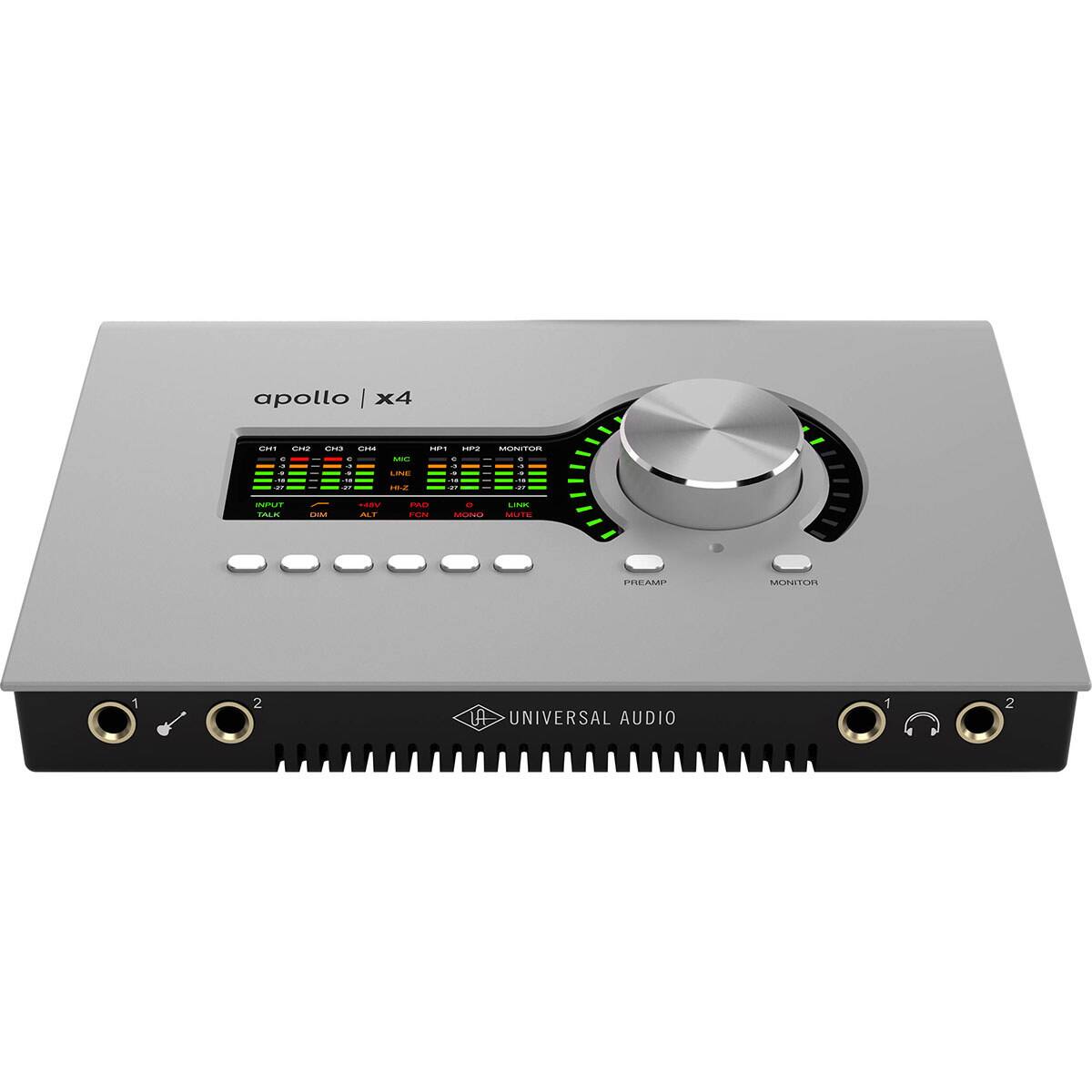 apollo x4  
EsE CH CH Ce - ARN  
saa - + -.. -. : LIUE in2 - I FRC - - -L- - COe . MOT - PTTE PREAMP MOATIOI 2 A UNIVERSAL AUDIO 1 2
