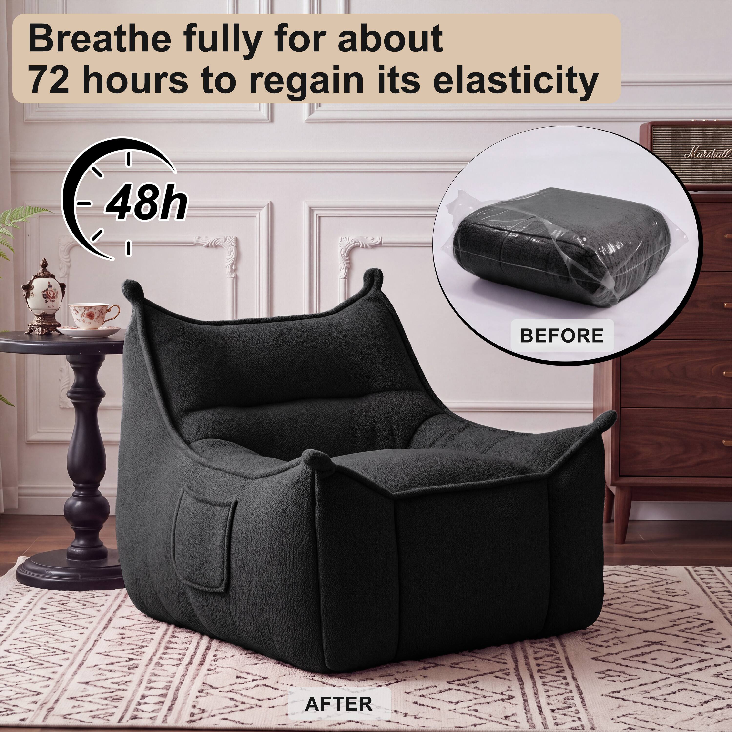 Breathe fully for about 72 hours to regain its elasticity

48h

BEFORE

AFTER