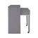 Alt View 16. Linon Home Décor - Rensen Extendable Console Desk - Gray.