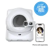 Petkit - Purobot Ultra Self-Cleaning AI Litter Box with Facial Recognition - White - Front_Zoom