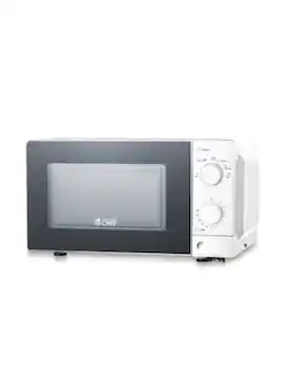 Commercial Chef - Countertop Microwave Oven 0.6 Cu. Ft. 600W - White