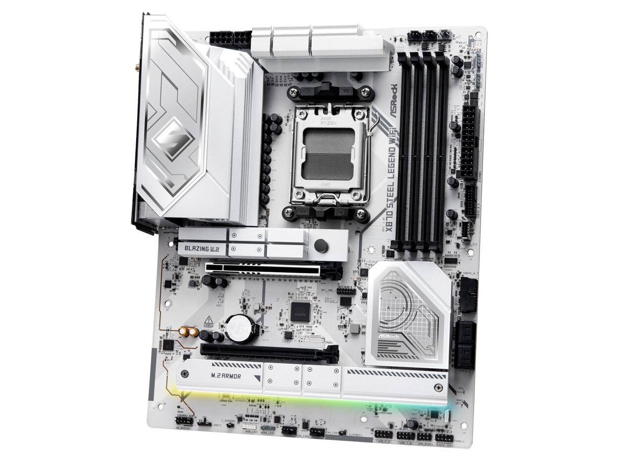 BLAZING - ASRock RYZEN AM4 STEEL LEGEND WiFi M.2 ARMOR