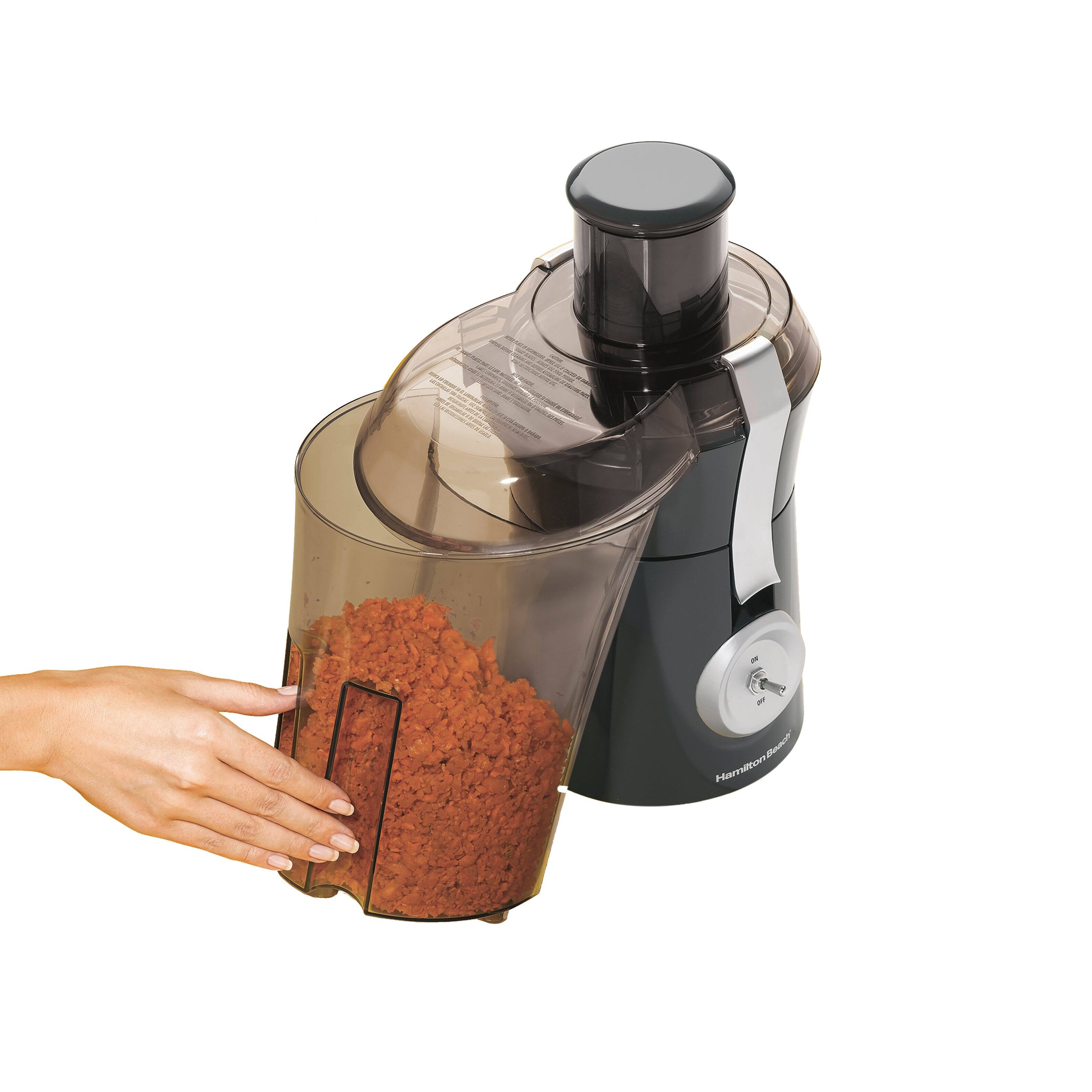 Left. Hamilton Beach - Big Mouth Pro Juice Extractor - Black.