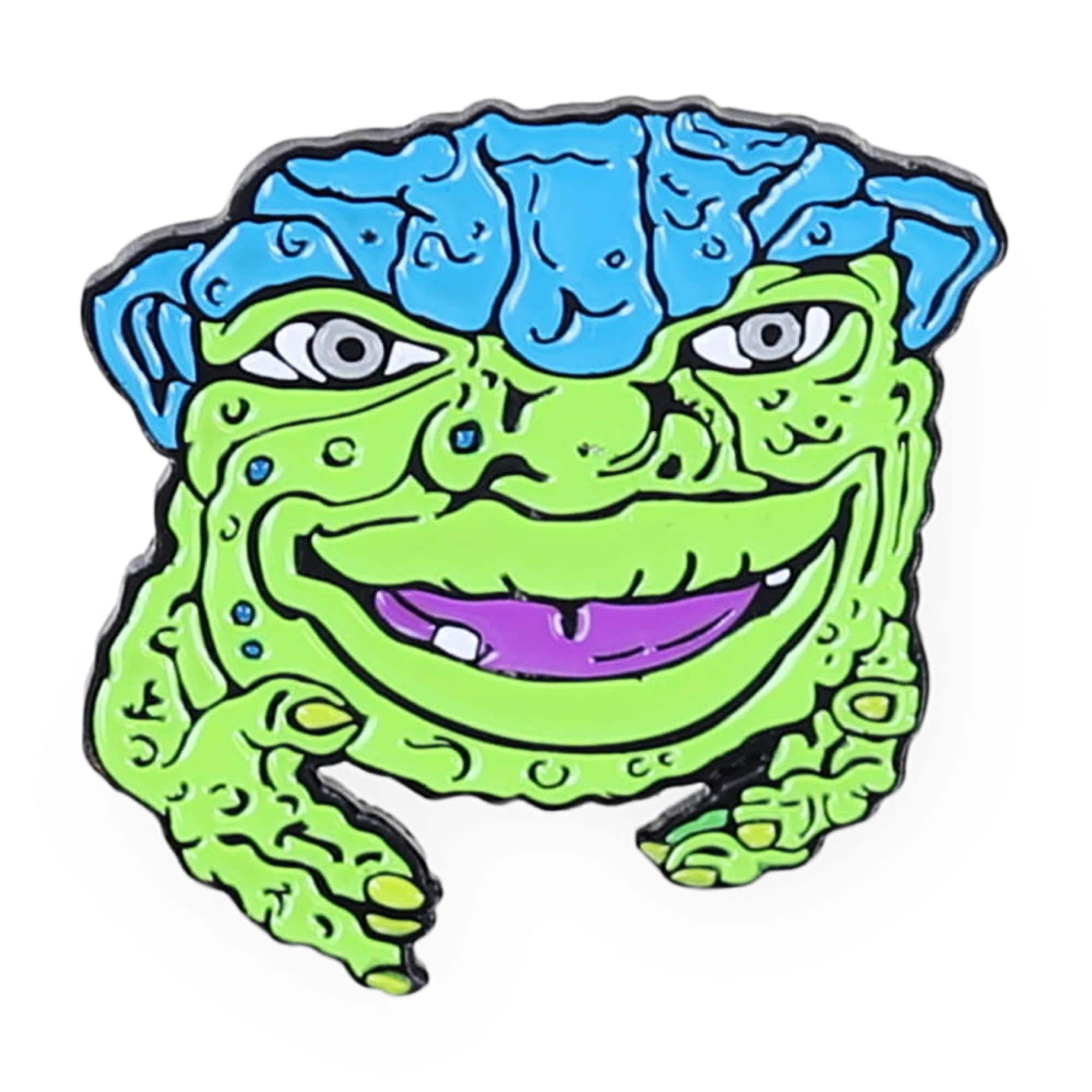 TriAction Toys - Boglins Alien Vizlob Enamel Collector Pin - Blue