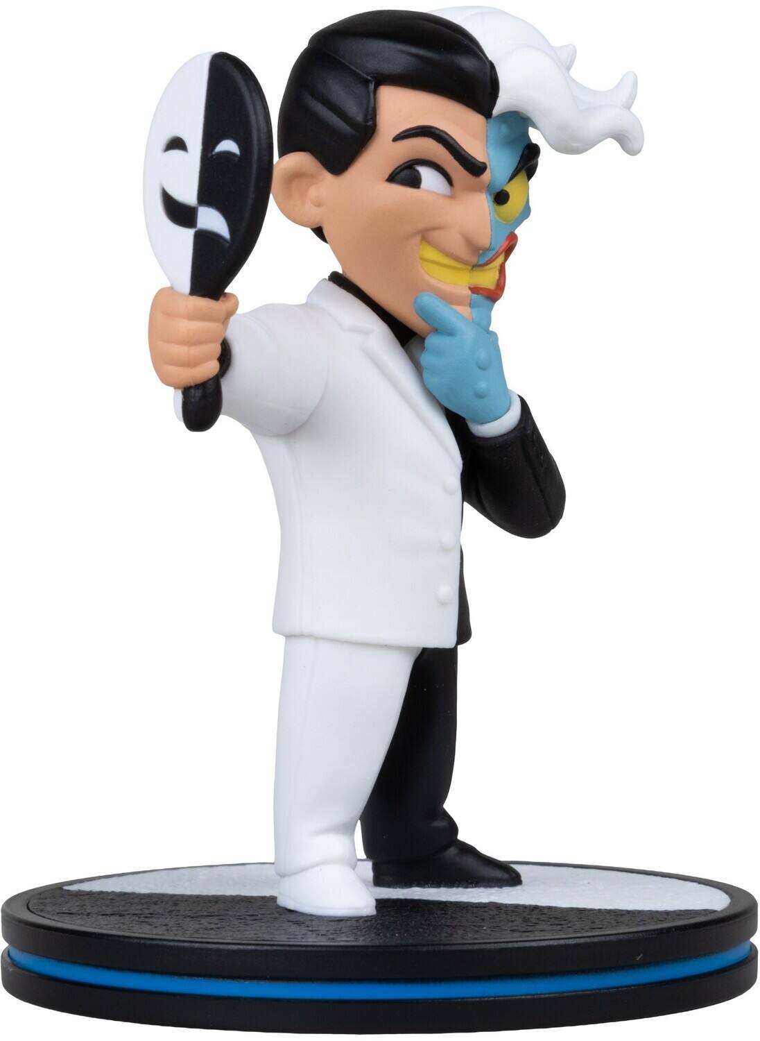 Alt View 2. McFarlane Toys - McFarlane Toys - QMx - DC Two-Face (Batman: The Animated Series) 4" Q-Fig Posed Figure   - COLLECTIBLES - Multicolor.