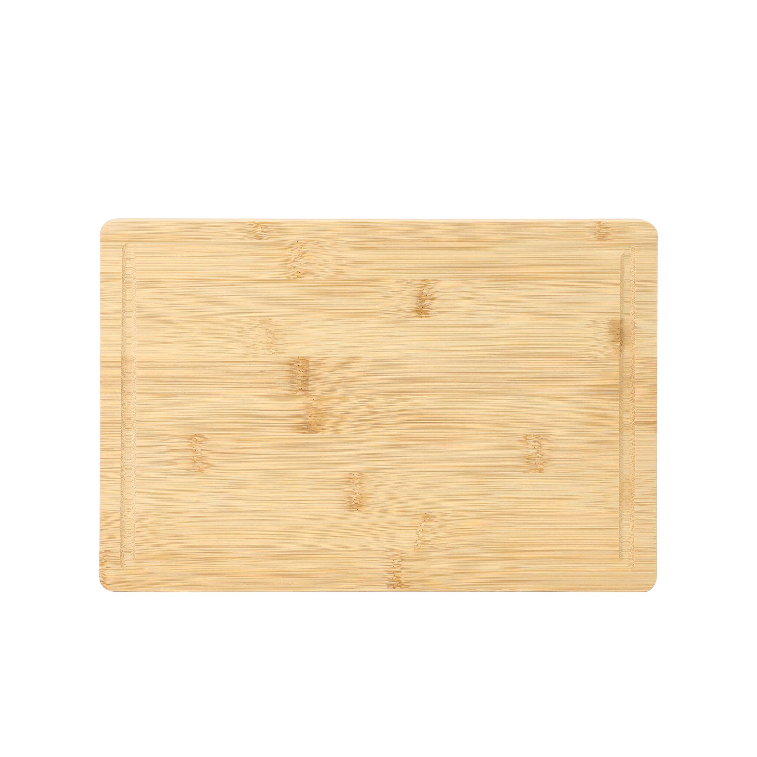 Alt View 5. MegaChef - MegaChef 3 Piece Bamboo Cutting, Prep and Serving Boards - Brown.