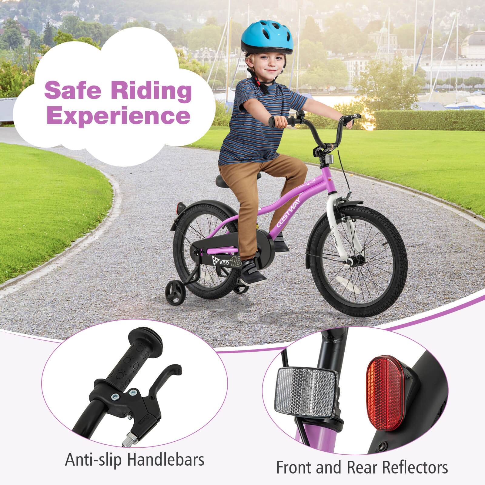 Safe Riding Experience

Anti-slip Handlebars

Front and Rear Reflectors