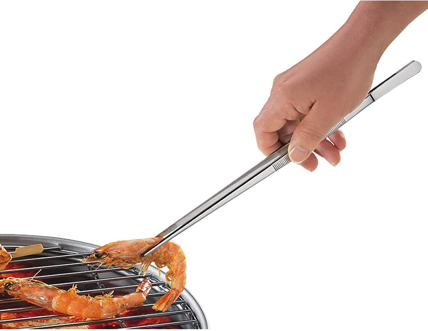 Alt View 1. Kuchenprofi - 18/10 Stainless Steel Inch Tweezer Tongs, 12-Inch - Silver.