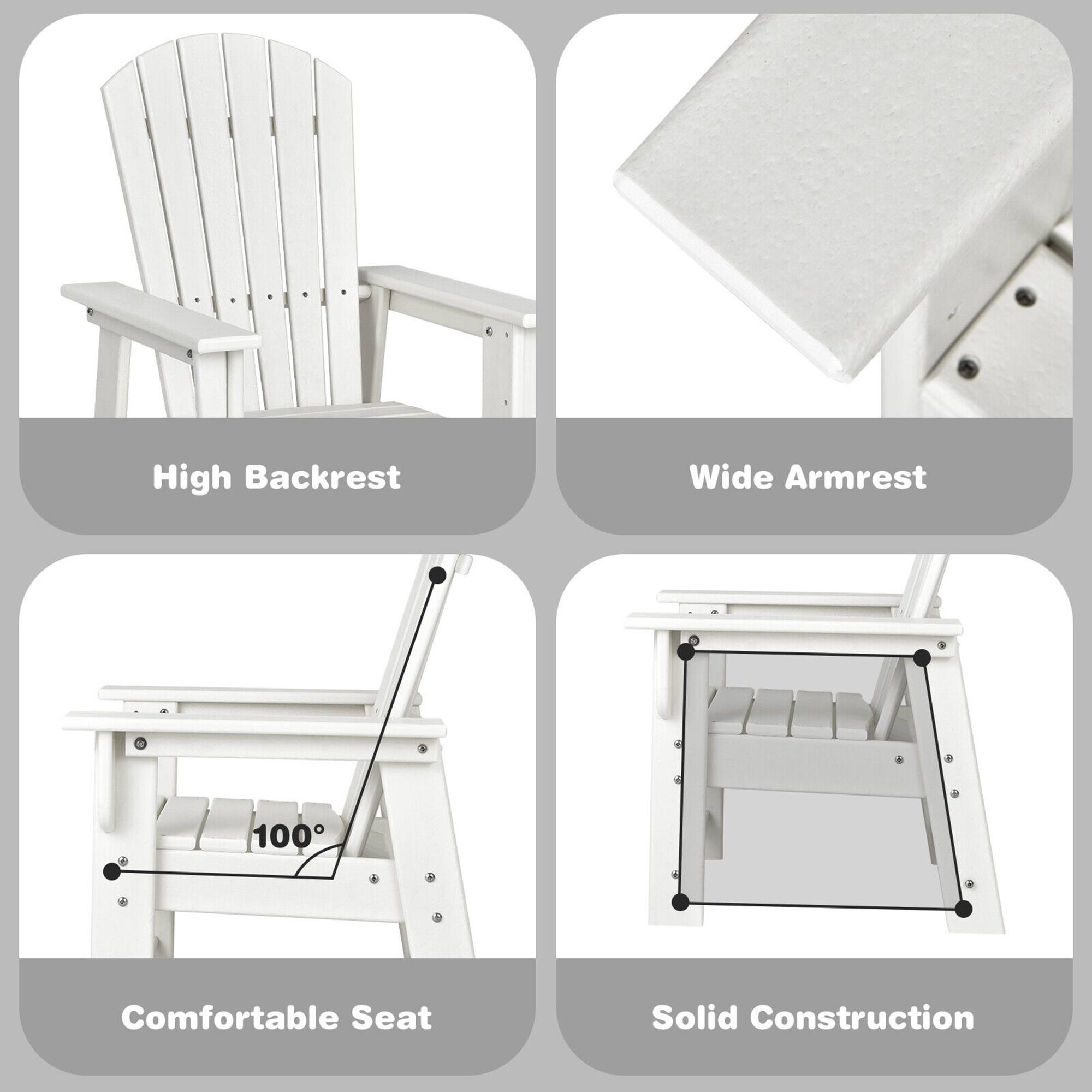 High Backrest  
Wide Armrest  
100°  
Comfortable Seat  
Solid Construction