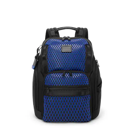 Front. TUMI - Alpha Bravo Search Backpack - Electric Blue.