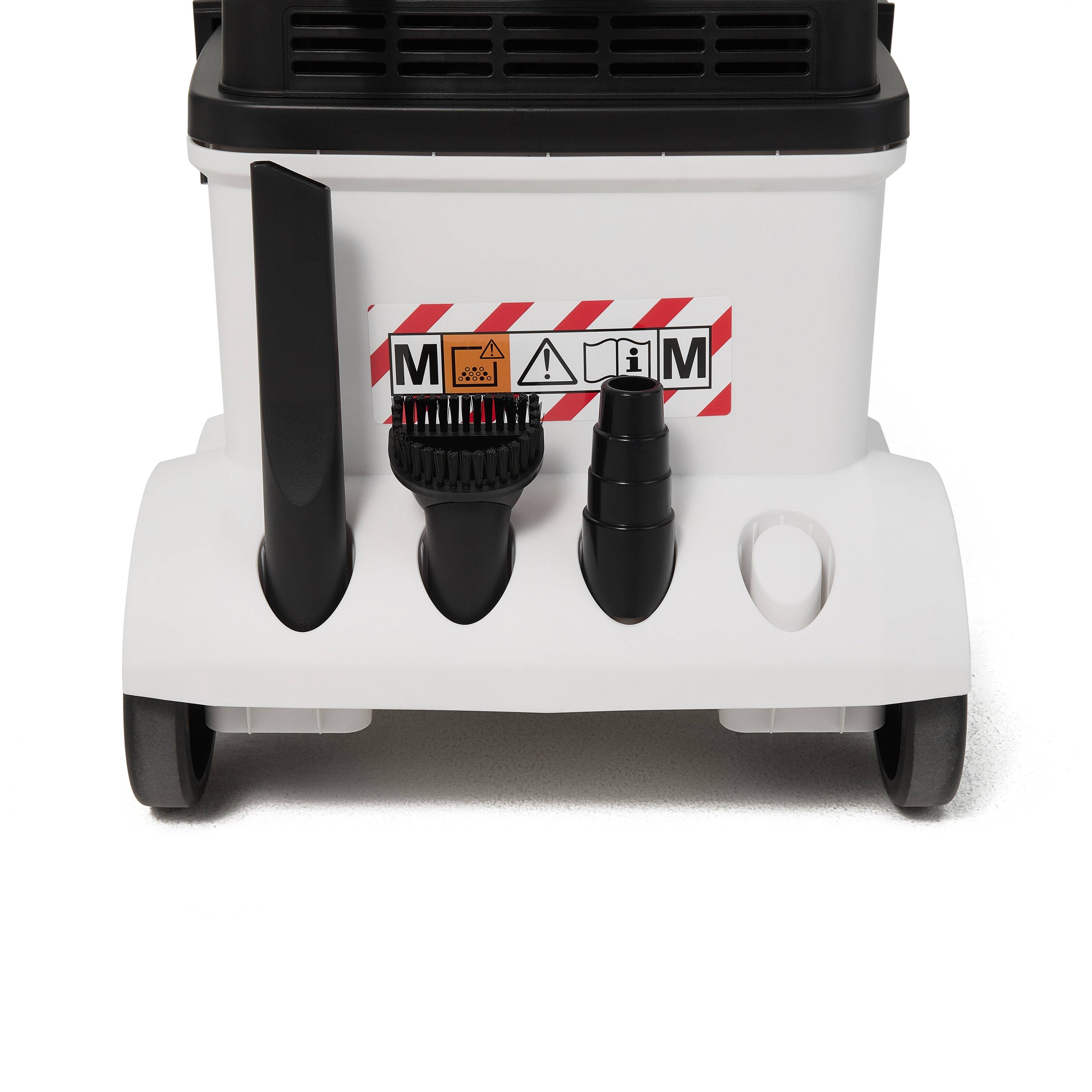 Alt View 9. Dapper Supply - Dapper Supply Wet Dry Dust Extractor Vacuum 10 Gallon Auto HEPA Filter Tool Auto Start 2 Year Warranty - White.