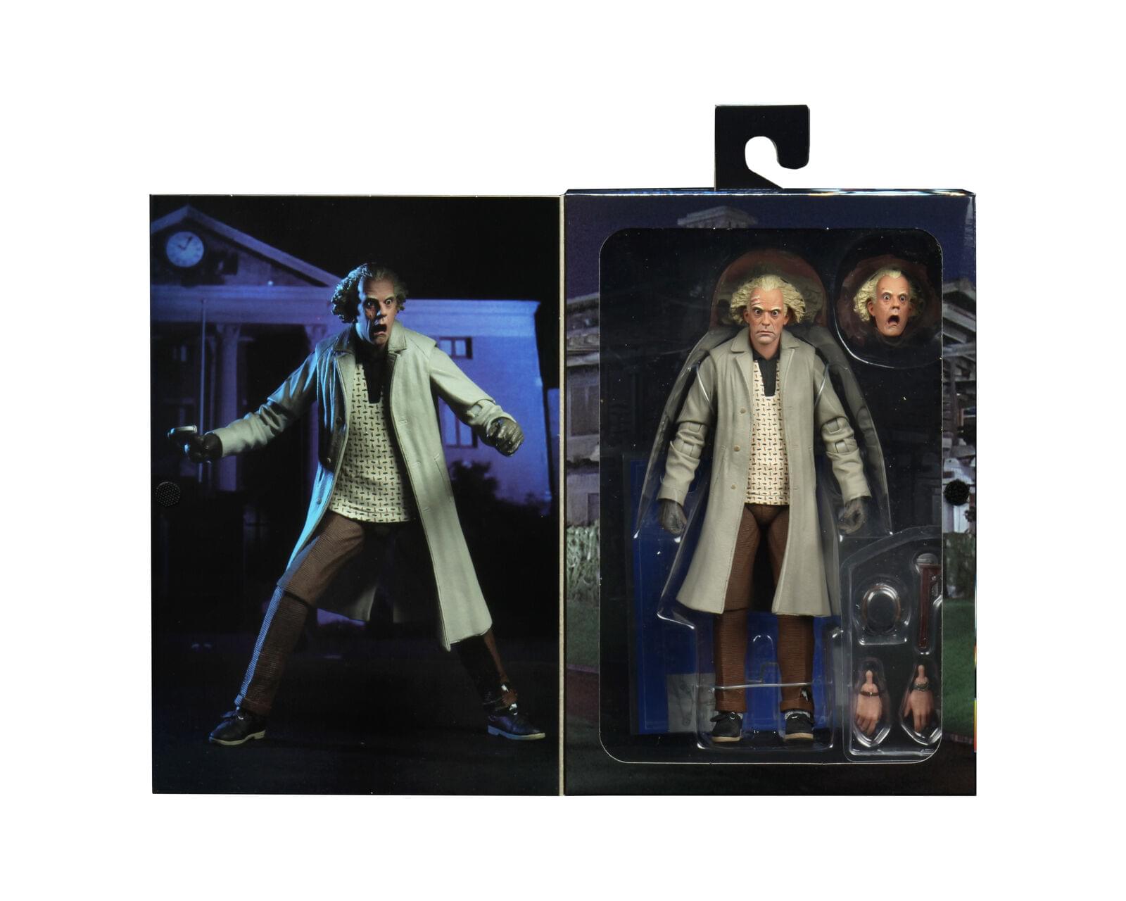 Alt View 10. NECA - Back To The Future  Doc Brown 7 Inch Action Figure - Grey.