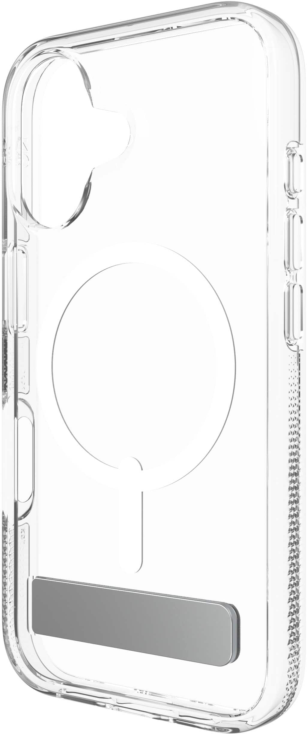 Alt View 17. ZAGG - Crystal Palace Snap MagSafe Compatible Case w/ Kickstand for Apple iPhone 16 - Clear.