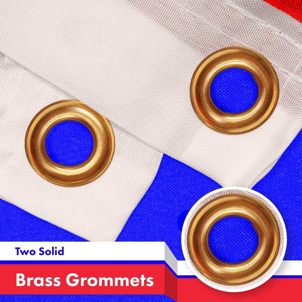 Two Solid Brass Grommets