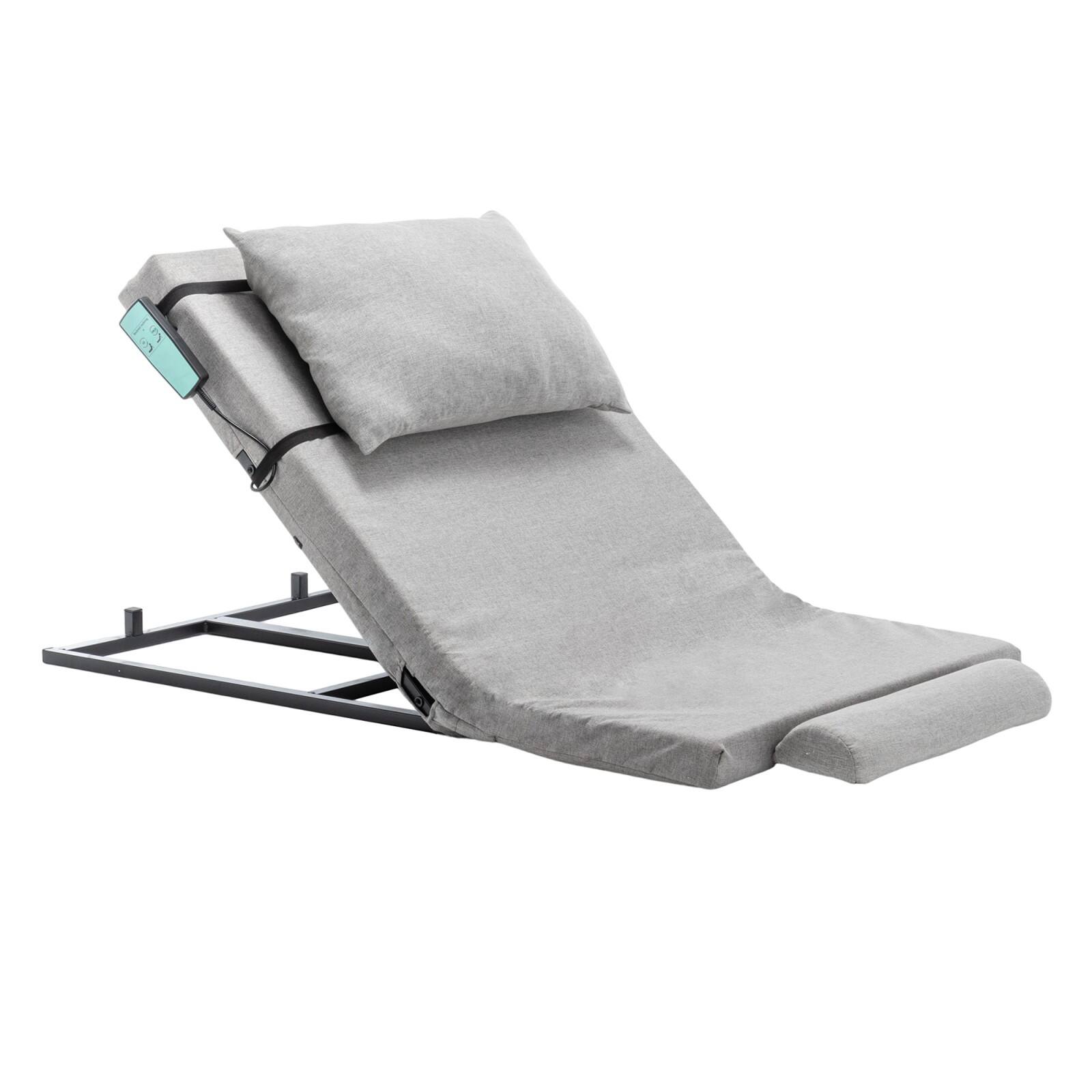 Alt View 10. Ecooso - Electric Adjustable Bed Backrest for Elderly, Pregnancy, Patients, Handicap Assistance, 4-68° Lift, 300 lbs Capacity - Grey.