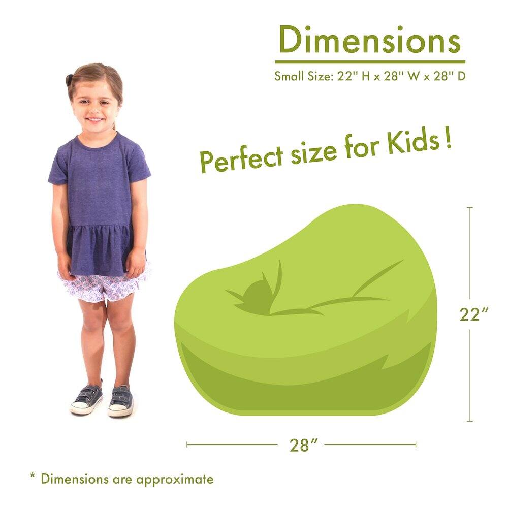 Dimensions  
Small Size: 22" H x 28" W x 28" D  

Perfect size for Kids!  

* Dimensions are approximate