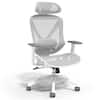 Front. Staples - Staples Dexley Ergonomic Mesh Swivel Task Chair, Gray (UN61365) - Gray.